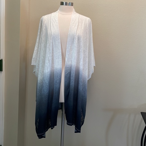 G.I.L.I. Dip Dye Kimono Open Front - Picture 2 of 7